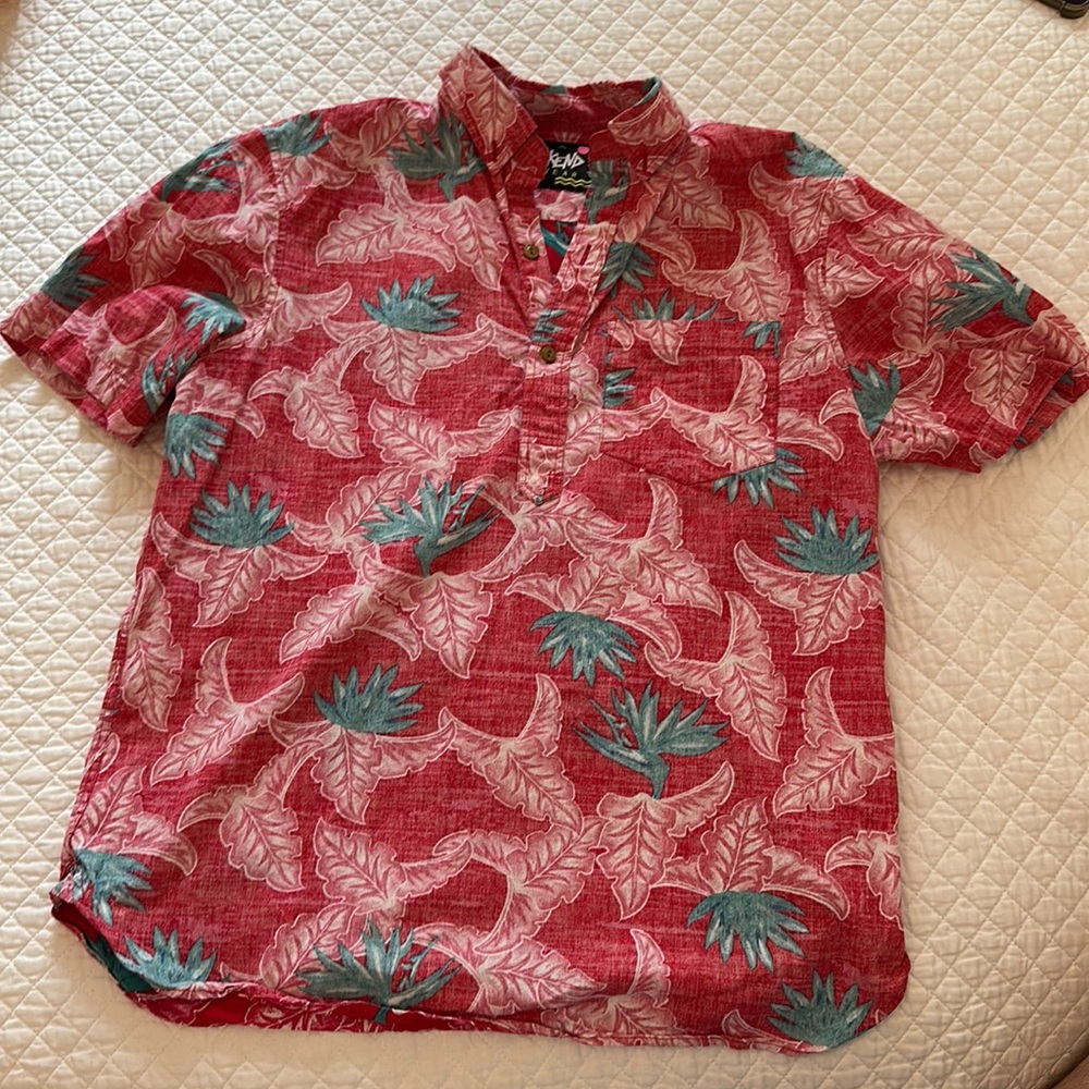 Chubbies Floral Print Quarter Button Down Shirt